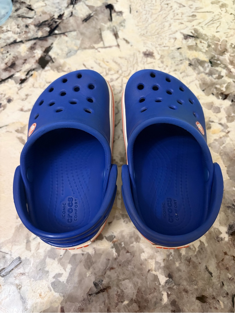 Blue Crocband Crocs - Size 6 - Picture 3 of 10